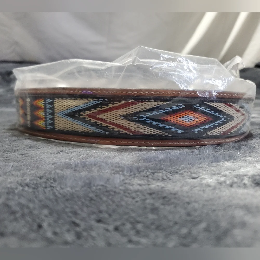 NWT Justin Bryce Canyon Leather Belt C14164 Size 44 by Justin